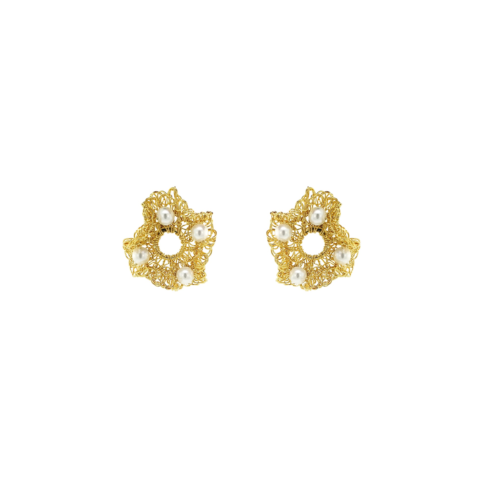 handmade-crochet-drop-with-unique-design-18k-gold-filled-wire-hypoallergenic-lightweight-statement