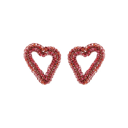red-gold-amour-open-posts-handmade-crochet-earrings-heart-design-18k-gold-filled-wire-hypoallergenic-lightweight-romantic-statement-jewelry-valentines-collection