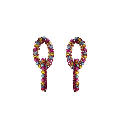Small-Blue-Yellow-Fuchsia-Double-Hoop-Mia-Dangle-Handmade-Crochet-Earrings-18k-gold-filled-wire-hypoallergenic-lightweight-statement-brazilian-soul-collection
