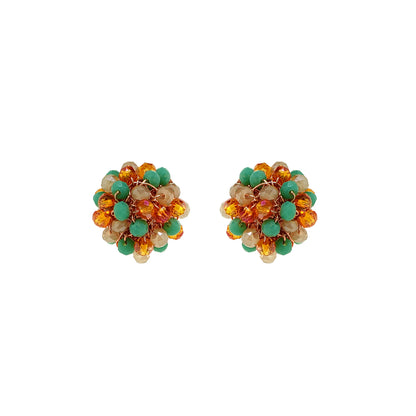 Small-Green-Orange-Beige-Gold-Dome-Mini-Post-Handmade-Crochet-Earrings-18k-gold-filled-wire-hypoallergenic-lightweight-statement-brazilian-soul-collection