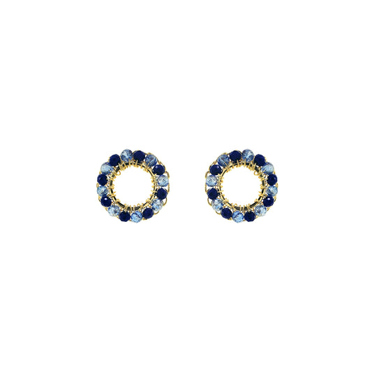 Circle-Blue-Gold-Molly-Handmade-Crochet-Earrings-18k-gold-filled-wire-hypoallergenic-lightweight-statement-soul-collection
