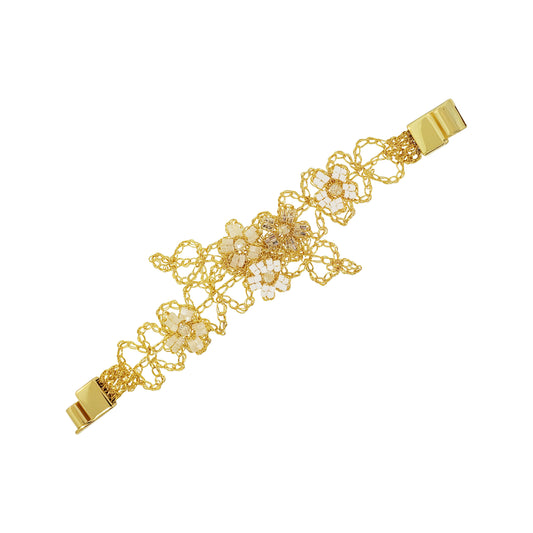 handmade-crochet-bracelet-with-unique-design-18k-gold-filled-wire-hypoallergenic-lightweight-statement