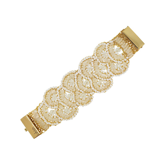 handmade-crochet-bracelet-with-unique-design-18k-gold-filled-wire-hypoallergenic-lightweight-statement