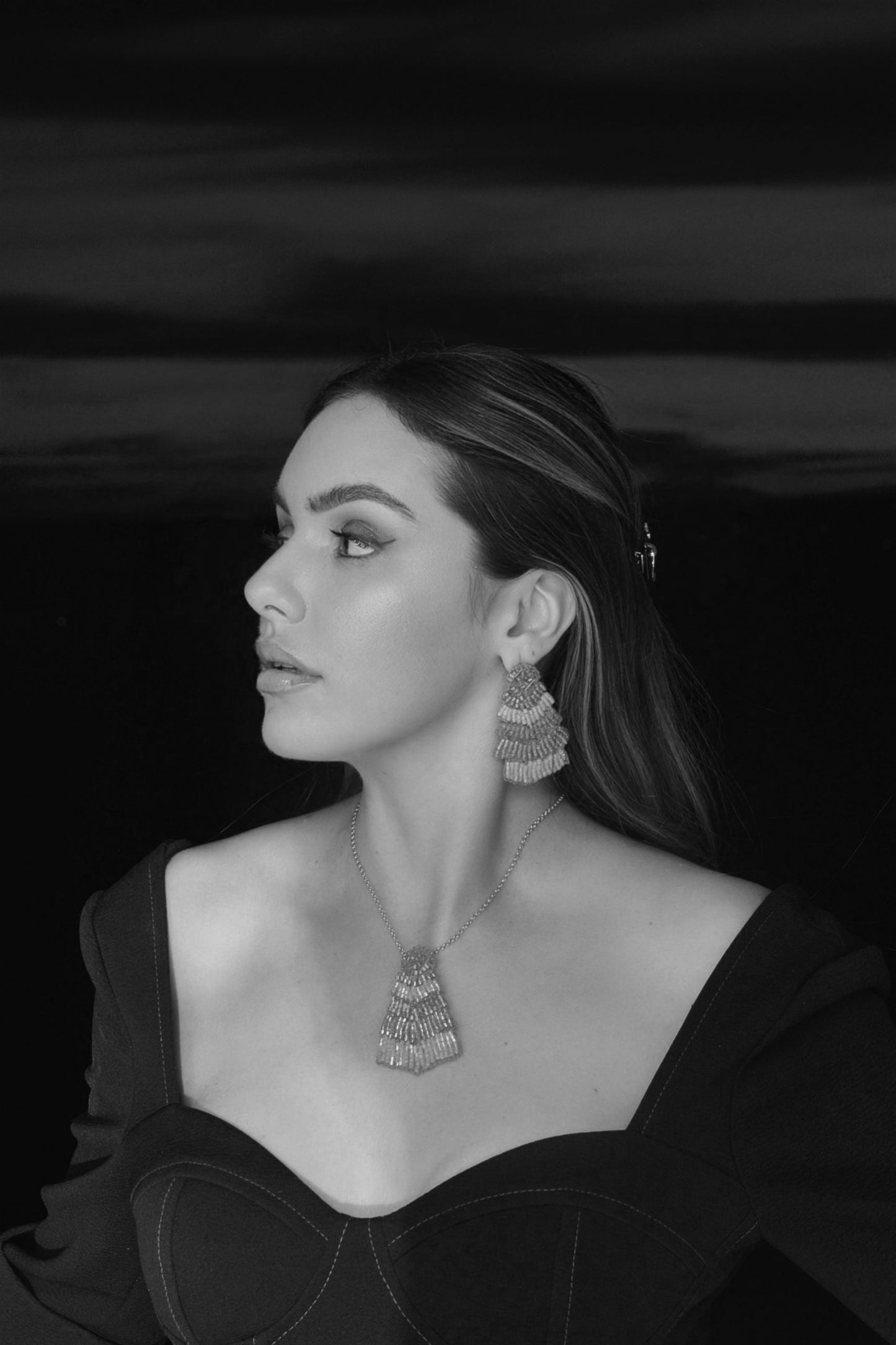 Summer Vibe Mix Chevron Handmade Crochet Earrings