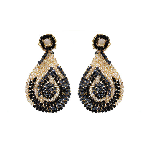 Black Mix Aria Handmade Earrings