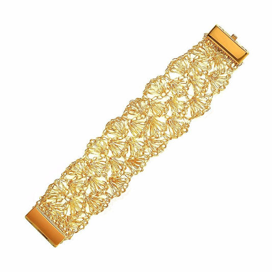 All Gold Shells Handmade Bracelet