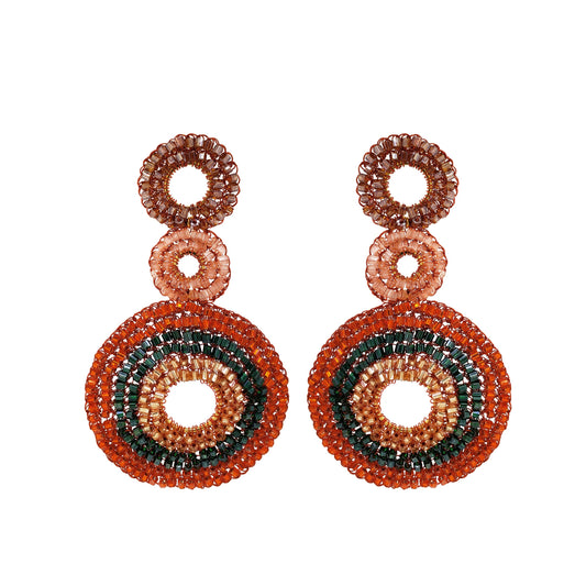 Mystic Amber Mix Gia Handmade Earrings