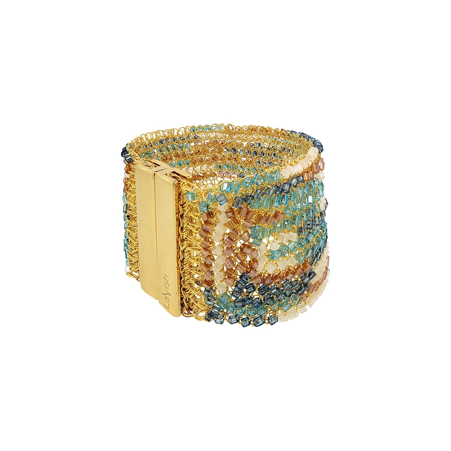 Seafoam Blue Mix Signature Handmade Crochet Bracelet