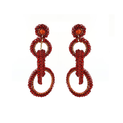 Red Grace Handmade Earrings