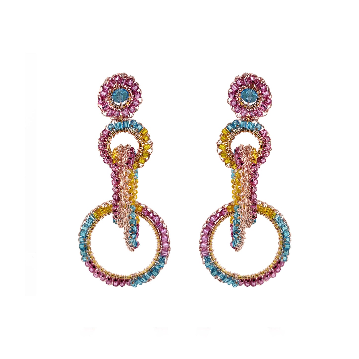 Candy Color Mix Grace Handmade Earrings