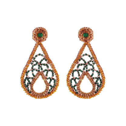 Mystic Amber Mix Petra Handmade Earrings