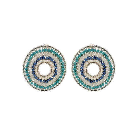 Classic Caribbean Open Mandala Handmade Crochet Earrings