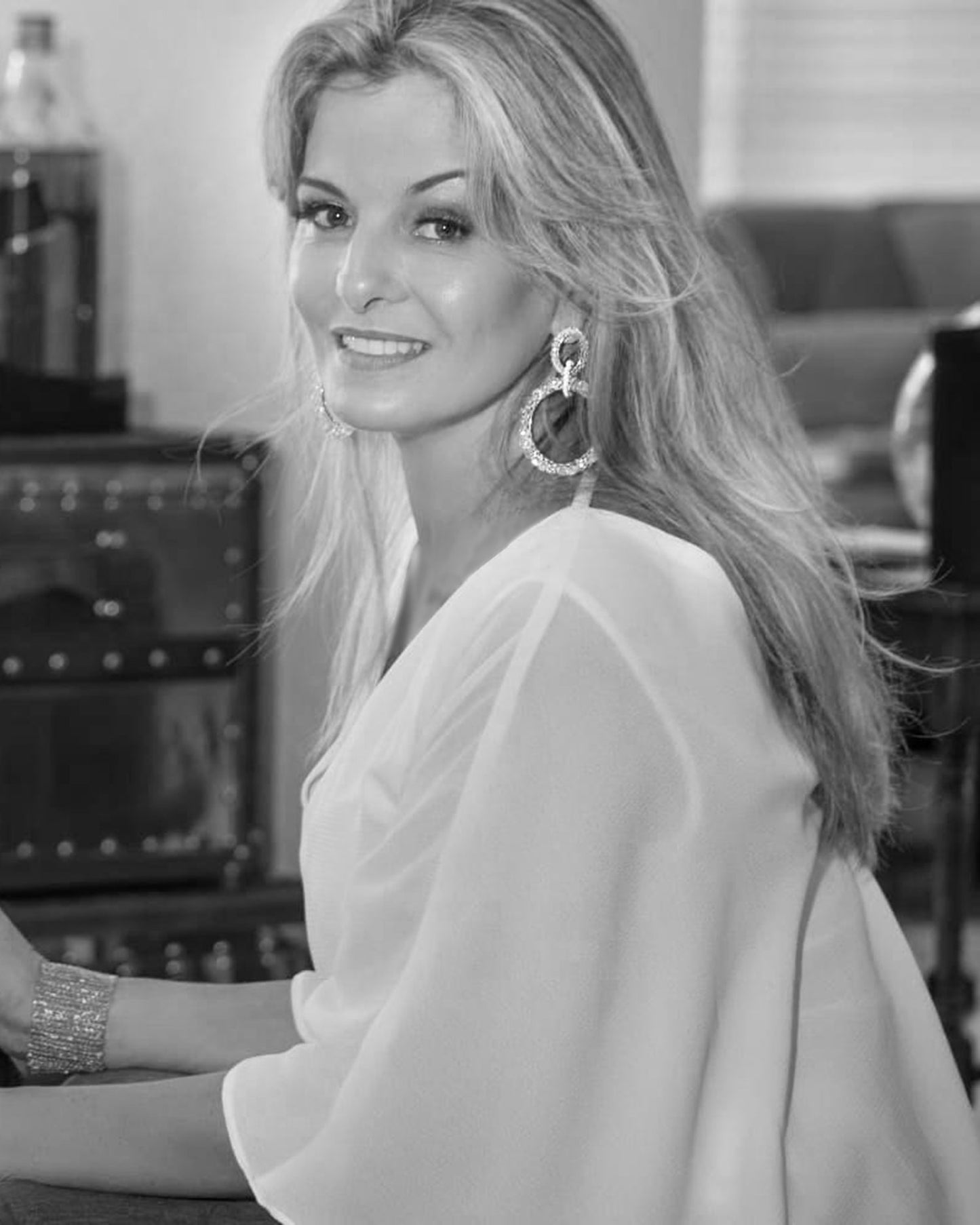 Petrol Green Mix Lola Maxi Handmade Crochet Earrings