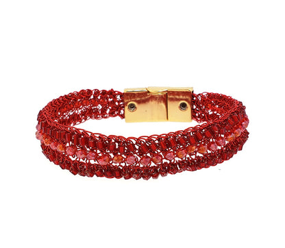 Red Ziggy Handmade Bracelet