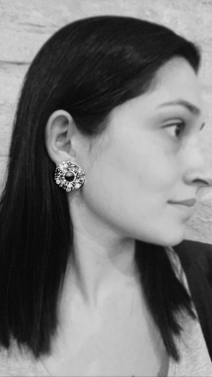 Teal Zoe Handmade Earrings