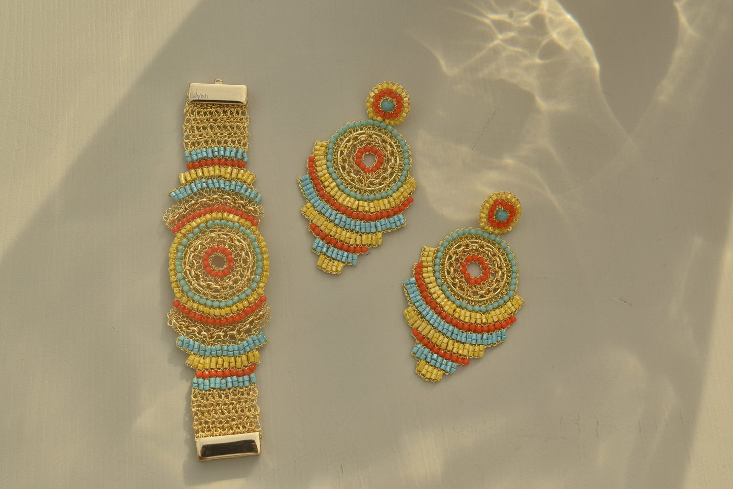 Summer Vibe Mix Ripples Maxi Handmade Crochet Bracelet