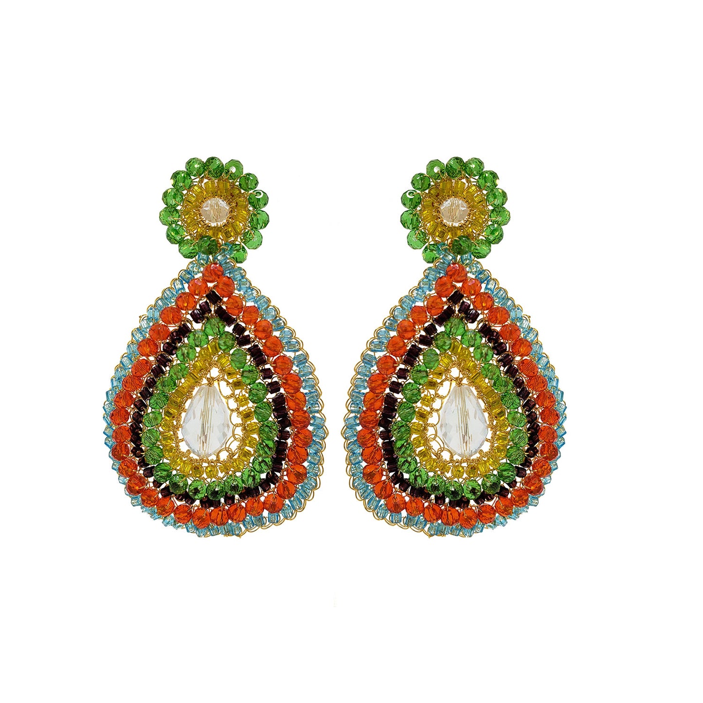 Multicolor Liz Handmade Earrings