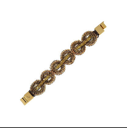 Sepia Mix Coco Handmade Crochet Bracelet