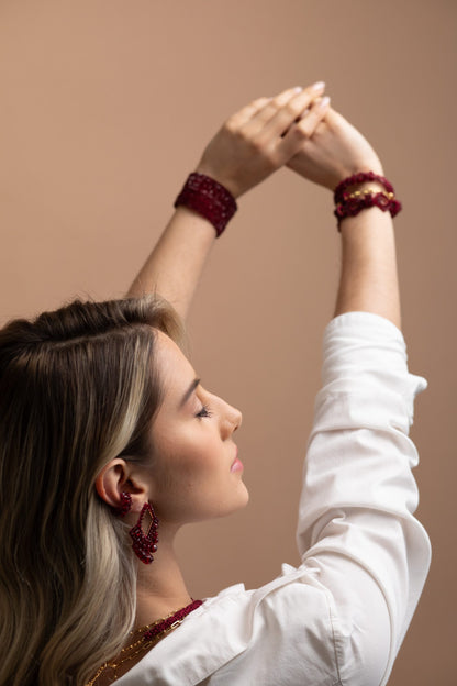 Cherry Red Signature Handmade Bracelet