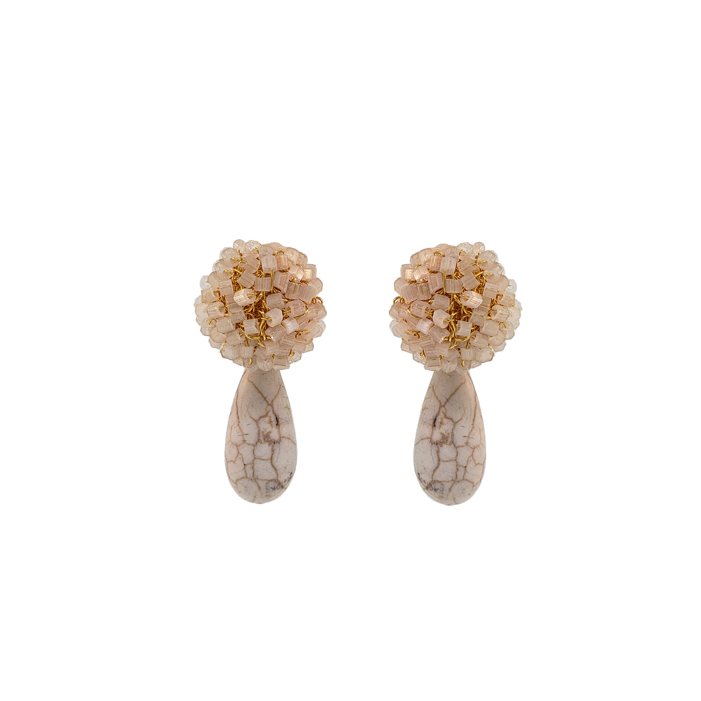 Ivory Briar Handmade Crochet Earrings