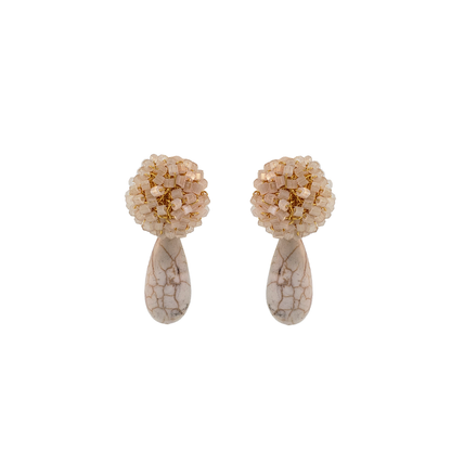 Ivory Briar Handmade Crochet Earrings