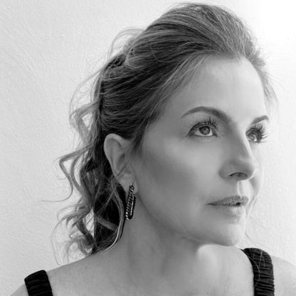 Pearl & Gold Lilo Mini Hoops Handmade Crochet Earrings