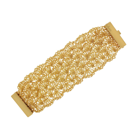 All Gold Shells Maxi Handmade Bracelet