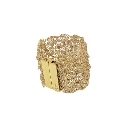 All Vintage Gold Shells Maxi Handmade Bracelet
