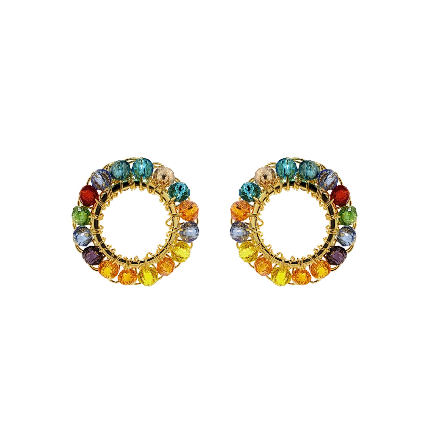 Multicolor Molly Handmade Crochet Earrings
