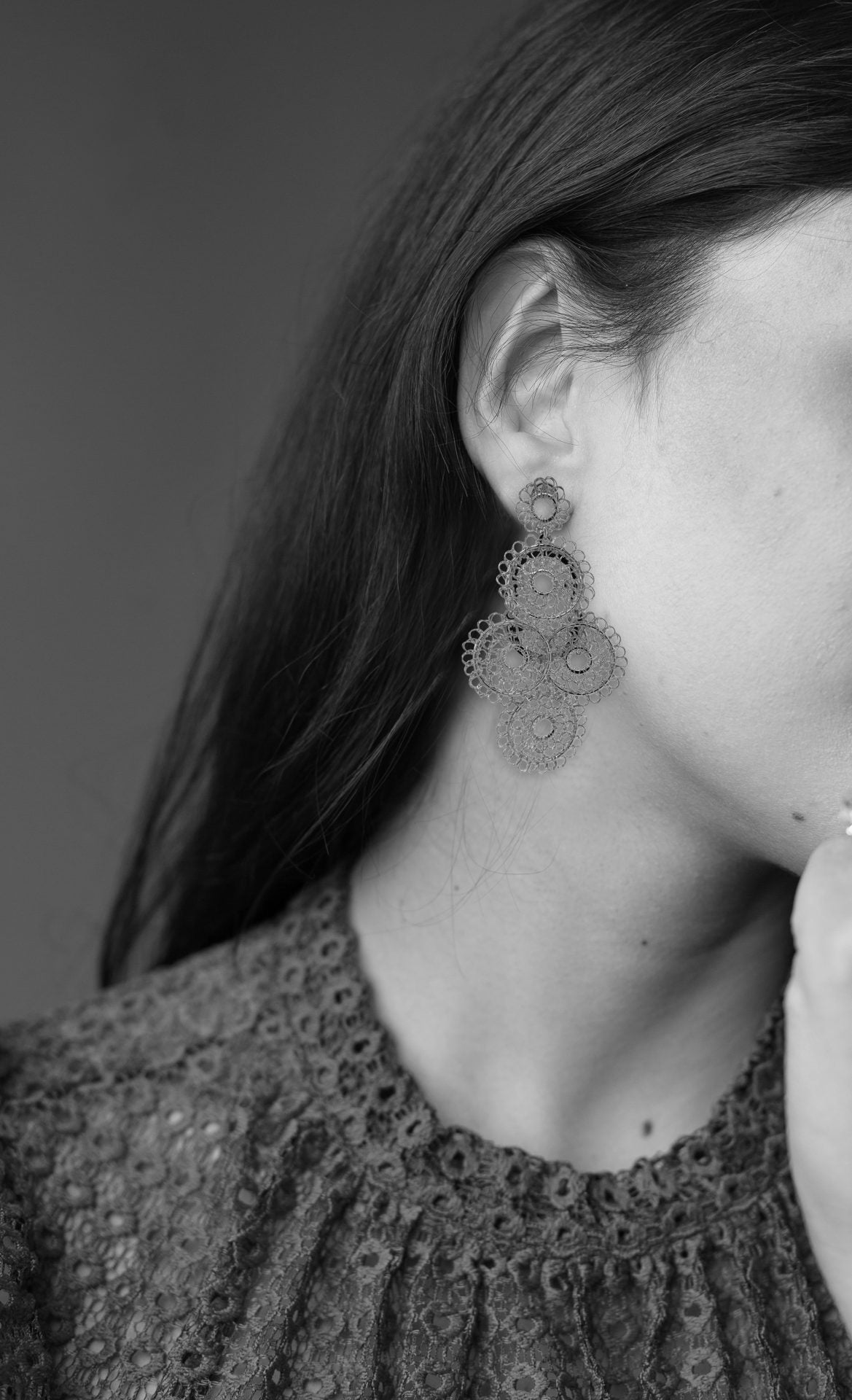 Lime Green Juliette Handmade Crochet Earrings