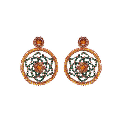 Mystic Amber Mix Lux Handmade Earrings