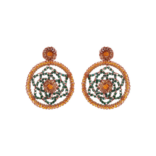 Mystic Amber Mix Lux Handmade Earrings