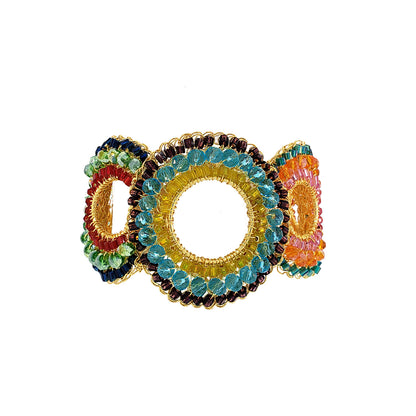 Multicolor Gush Handmade Crochet Bracelet