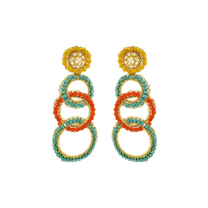 Summer Vibe Mix Olympia Handmade Crochet Earrings