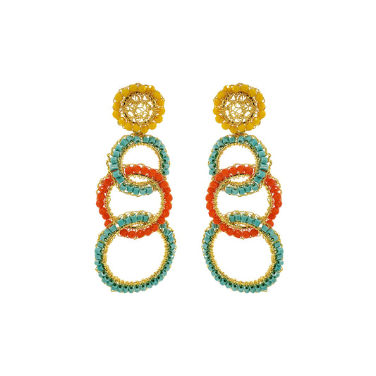 Summer Vibe Mix Olympia Handmade Crochet Earrings