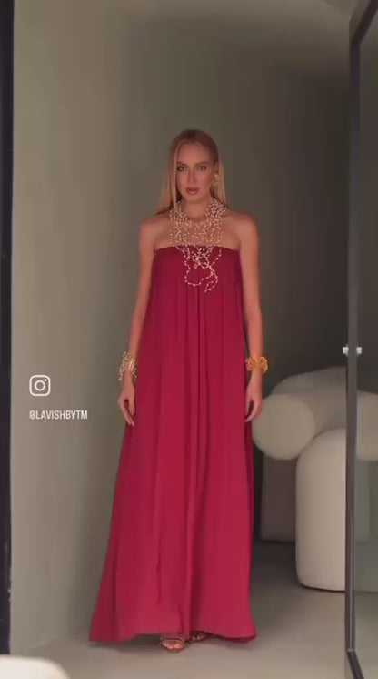 All Gold Rio Handmade Ruffled Crochet Bracelet