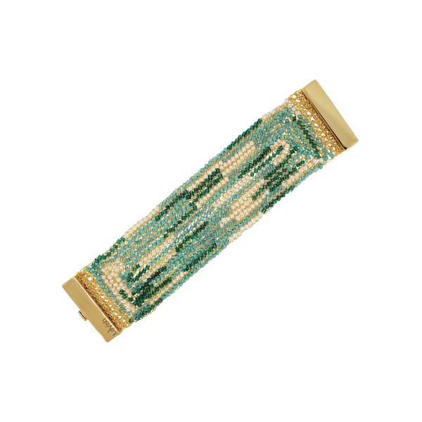 Ocean Teal Mix Signature Handmade Bracelet 579-001-M380