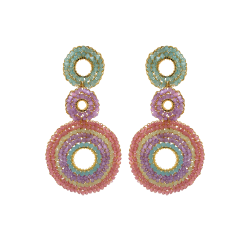 Pastel Mix Gia Handmade Crochet Earrings