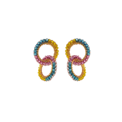 Candy Color Mix Nova Handmade Crochet Earrings